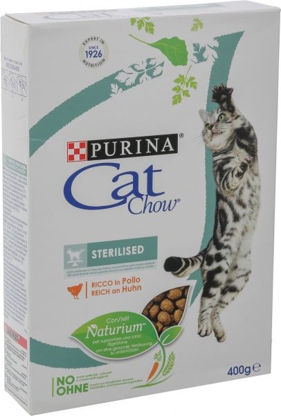 Корм Purina Cat Chow Sterilized з куркою 400 г