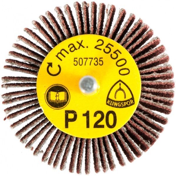 Лепестковые головки Klingspor KM 613   40 мм P120 12874