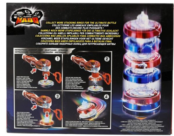 Пусковий пристрій Auldey Infinity Nado V серія Deluxe Edition Fiery Dragon Вогняний Дракон EU634402H