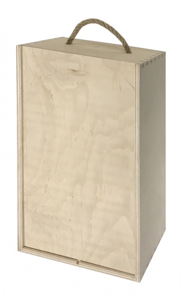 Ящик деревянный СПМК №579 на 1 бутылку подарочный с крышкой 350x105x110 мм