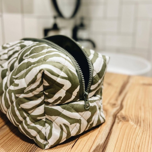 Косметичка Organize Косметичка бавовняна Organize Зебра 24*13*13 см мульти 