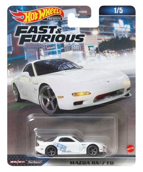 Машинка Hot Wheels колекційна Mazda RX-7 FD серії Форсаж 1:64 HNW46/HKD22