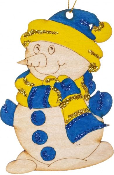 Підвіска Сніговик 11.6 см 7499  