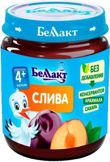 Пюре Беллакт Слива 100 г 