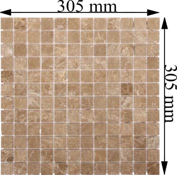 Плитка KrimArt мозаїка Emperador Light МКР-2 П 30,5x30,5 