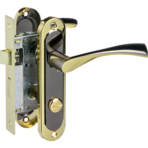 Ручка на планке RDA Bravo 162 WC черный никель/золото