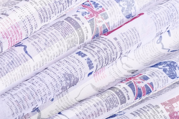 Тюль FAN London 300х270 см синя