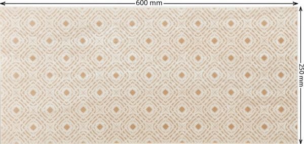 Плитка Атем Rita Lace Декор 25x6 