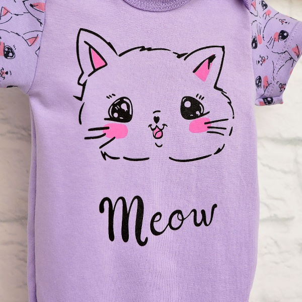 Комплект Blanka Мяу фіолетовий р.74 110294 