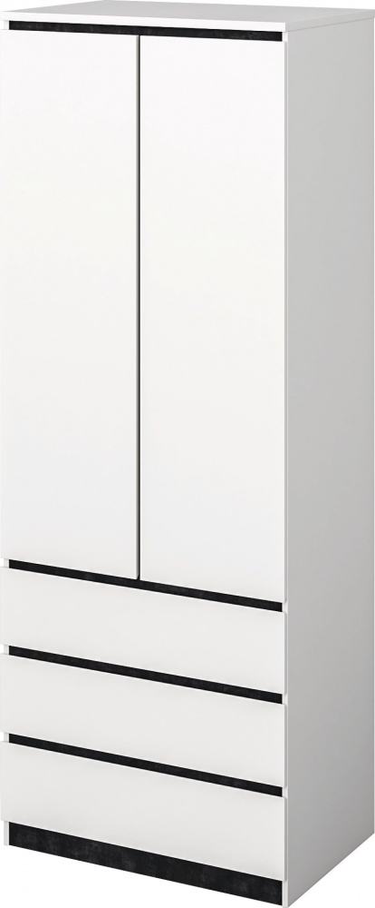 Шафа Світ Меблів 2Д3Ш Мія 2100х520 мм німфея альба / німфея альба