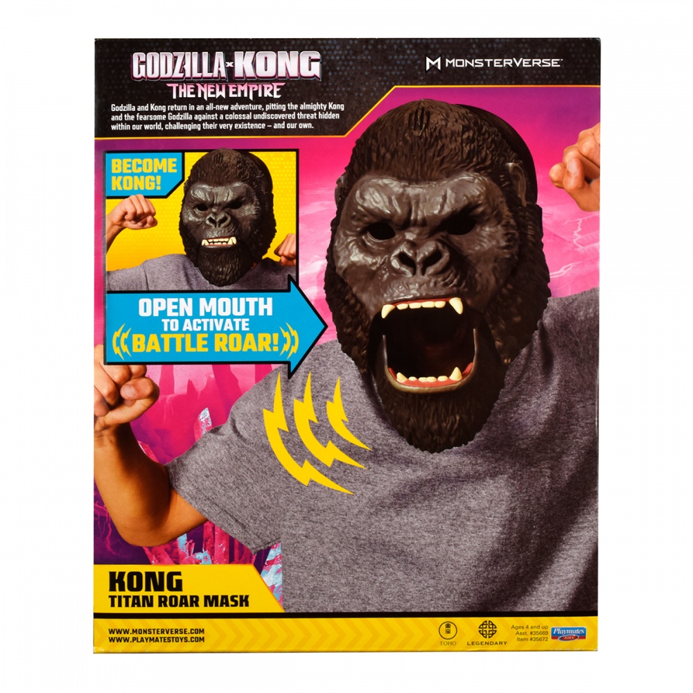 Игрушка интерактивная Godzilla vs. Kong Маска Конга (звук) 35672