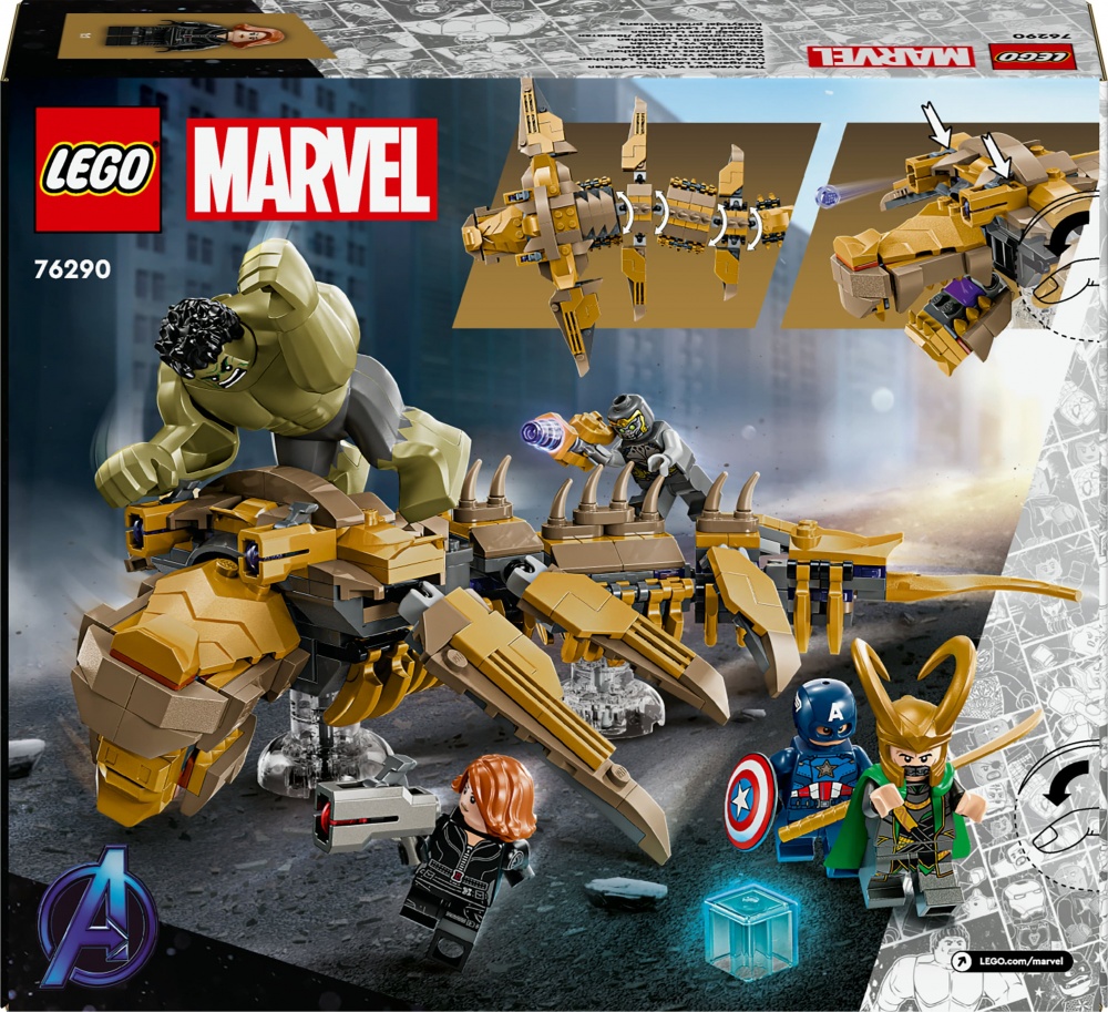 Конструктор LEGO Super Heroes Marvel Мстители против Левиафана 76290