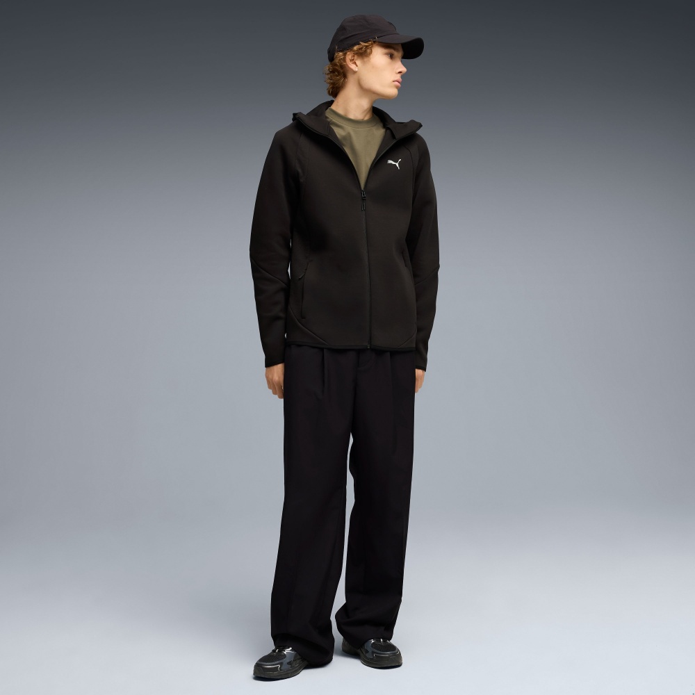Джемпер Puma EVOSTRIPE FZ Hoodie DK 69219001 р.M черный