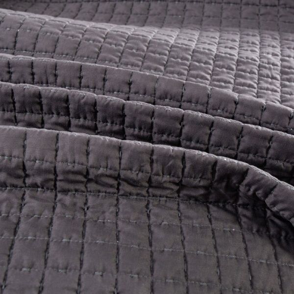 Покривало Velvet Preston 240x260 см La Nuit сірий 