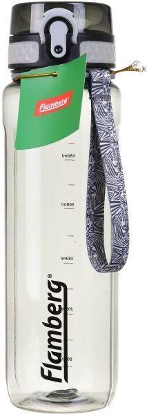 Пляшка для води Energy 900 мл сіра Flamberg