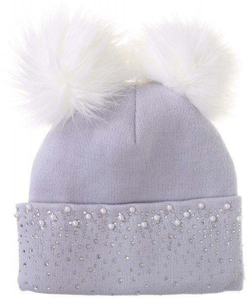 Шапка для дівчаток Pompona р.52-54 сіро-блакитний 20 Z P 28 ПП 