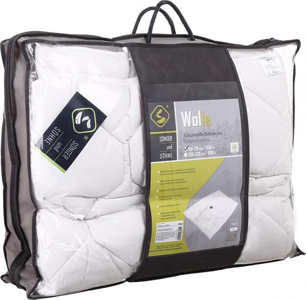 Ковдра вовняна Wolle 155х215 см Songer und Sohne