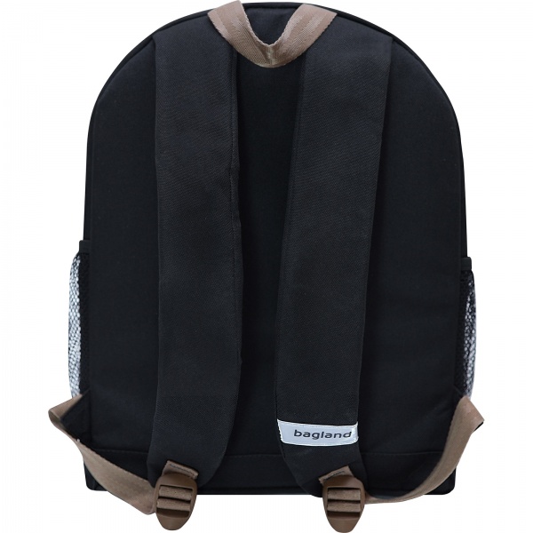 Рюкзак молодежный Bagland Леопард 17 л черный суб.1116 (533662)