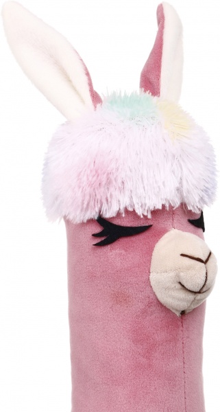 Подушка-обнимашка Лама 22x47 см пудра Гулівер Країна 