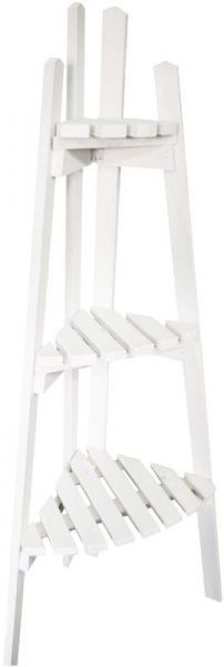 Підставка для квітів Альпійська 28х45x120 см білий 