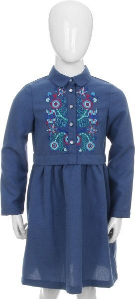 Платье Эдельвика 128 синий 108-19/00 