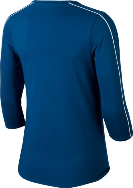 Футболка Nike W NKCT TOP 3QT AQ7658-432 XS синій