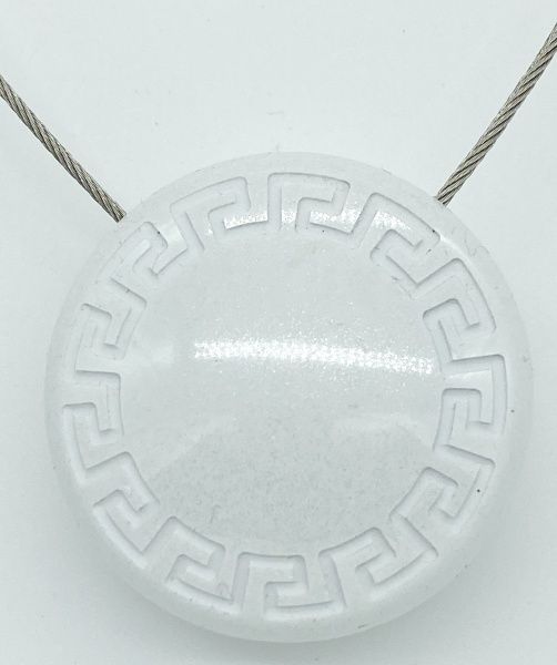 Магнит Афины d50 мм белый Н0008 MISLT