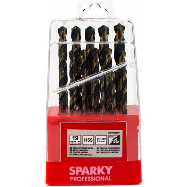Набор сверл Sparky 1.5-10 мм 19 шт