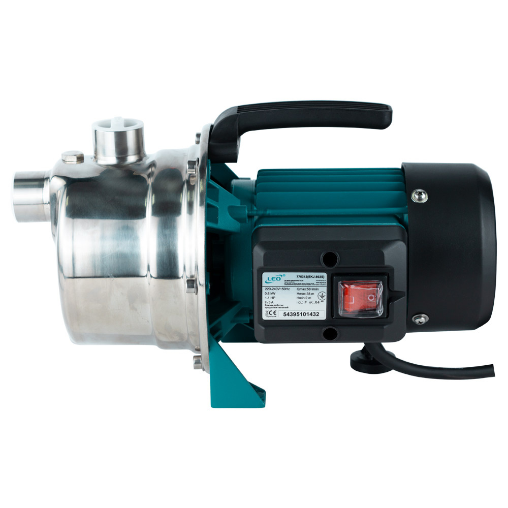 Насос відцентровий LEO 0.6кВт Hmax 35 м Qmax 50 л/мин нерж 775311