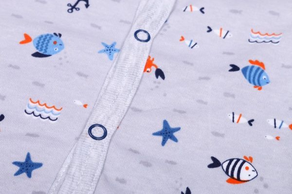 Напівкомбінезон для хлопчика Татошка р.56 сірий 14651рбк 