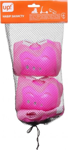 Комплект защиты MaxxPro для роликов PR-4-PN р. M розовый