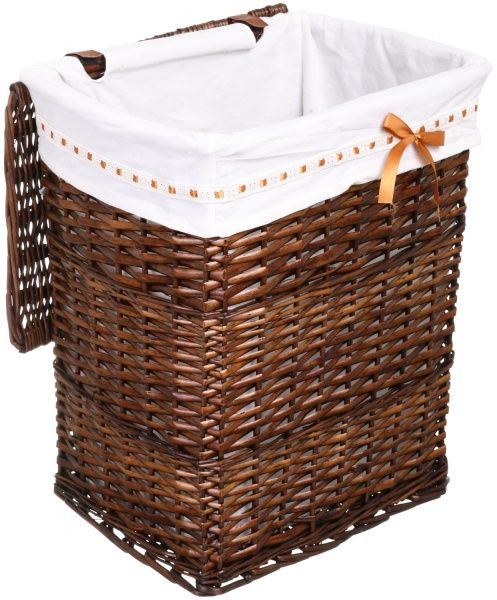 Кошик плетений з текстилем Tony Bridge Basket 44x34x56 см HQ13-10AB-1 