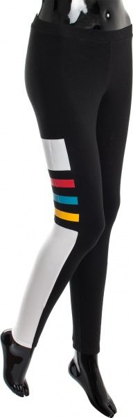 Лосины Adidas Graphic Stripe Leggings Womens AY6757 34 черный