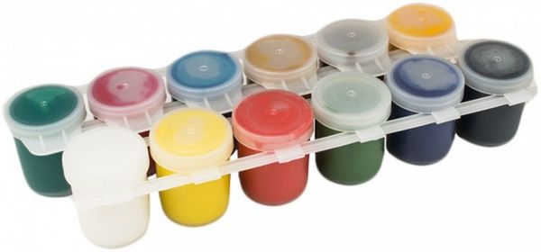 Гуаш 12 кольорів 15 мл 20С1356-08 Зоо Міні Луч