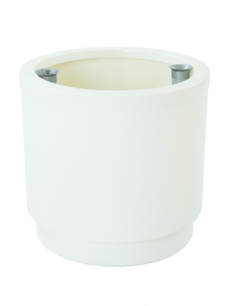 Горшок пластиковый Plastiken HIDROJARDINERA 4136 круглый 40 л 233 Белая (4136 blanco 4136 б) 