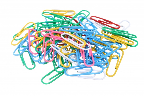 Скрепки цветные круглые 28 мм 80 шт. Nota Bene