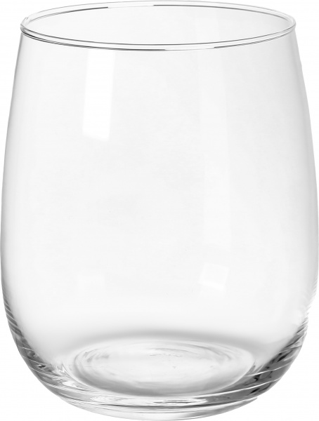 Ваза скляна Теамо Сніжана 22 см прозора 