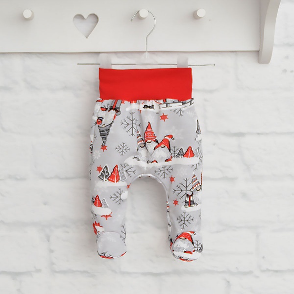 Ползунки ясельные Blanka Гномы р.56–62 красный 110077 