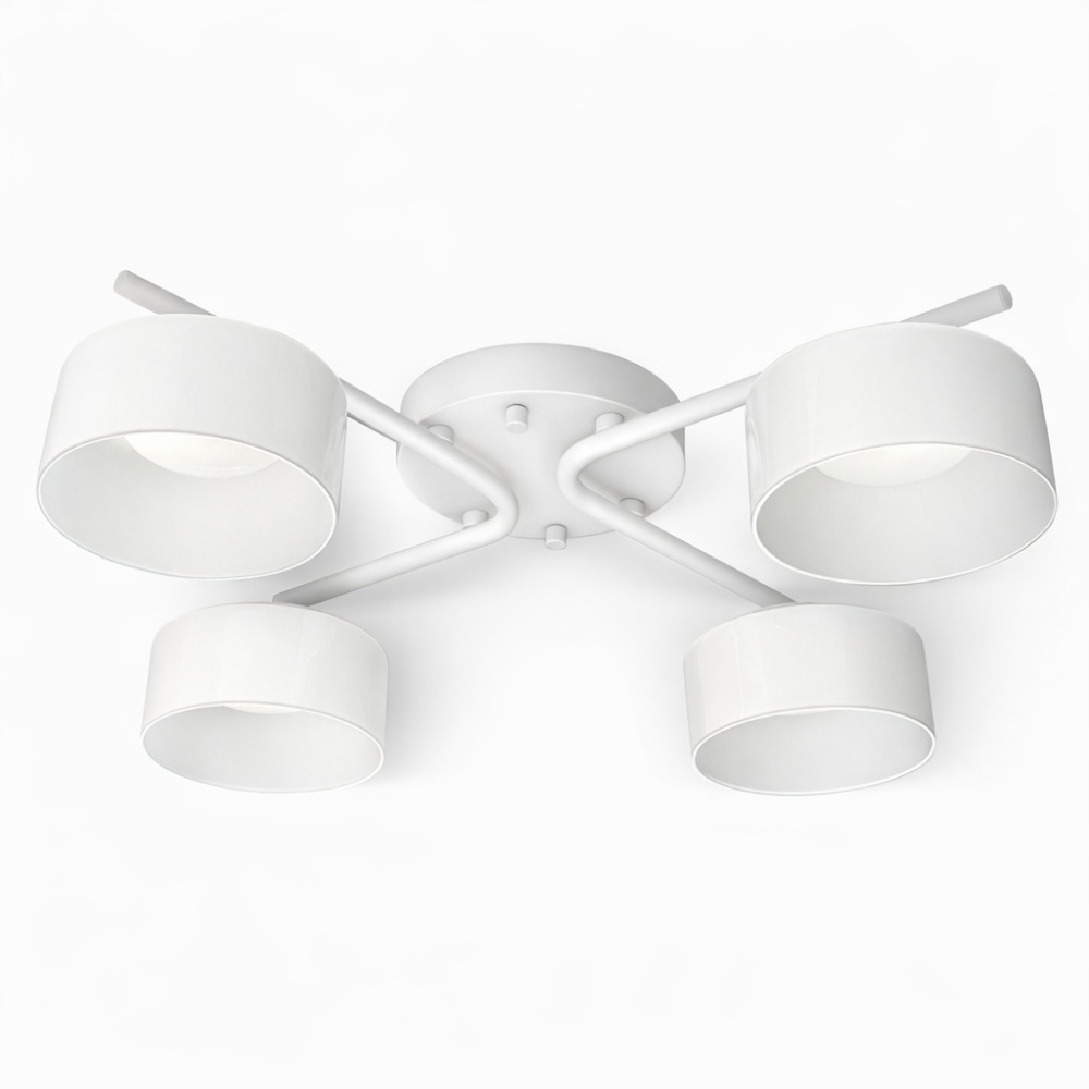 Люстра потолочная LIGHT SET DUSHA MS228 4x12 Вт GX53 белый молочный