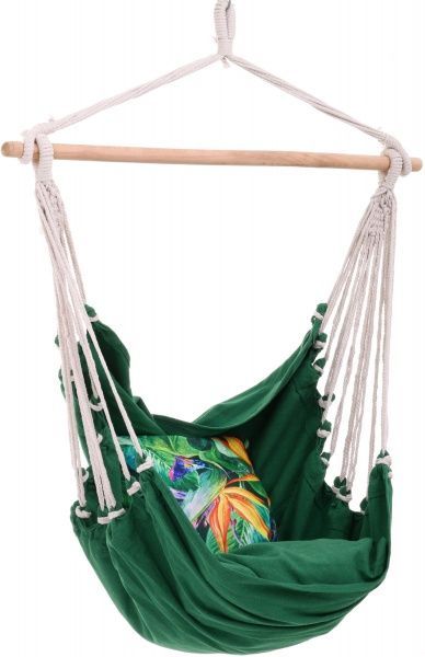 Кресло-гамак с подушкой Тукан 100x130 см зеленый