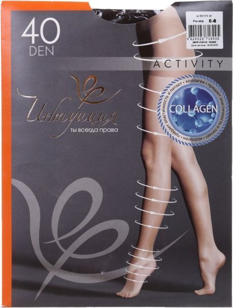 Колготки Интуиция Activity 40 den Shade р. 5-6 какао 1 шт. 