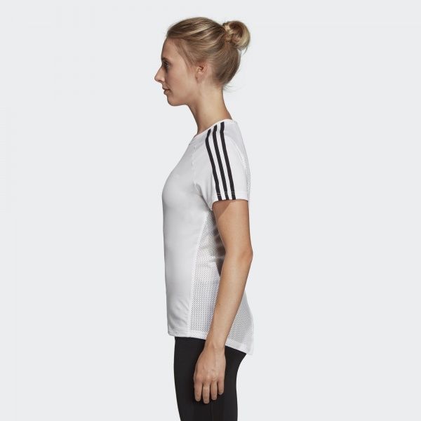 Футболка Adidas W D2M 3S TEE DS8723 M білий