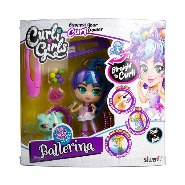 Набор с куклой Curligirls Балерина Росли и Кода