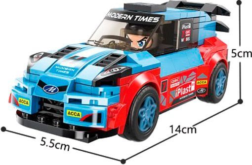 Конструктор Qman 4202 пит-стоп машина 2 шт фигурки ODT112593