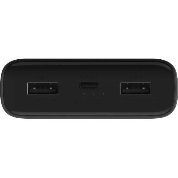 Зовнішній акумулятор (Powerbank) Xiaomi VXN4245CN 20000 mAh black (450123) Mi Power Bank 3 450123