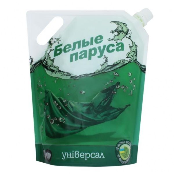 Гель для стирки для машинной и ручной стирки Белые паруса Универсал 1,5 л 