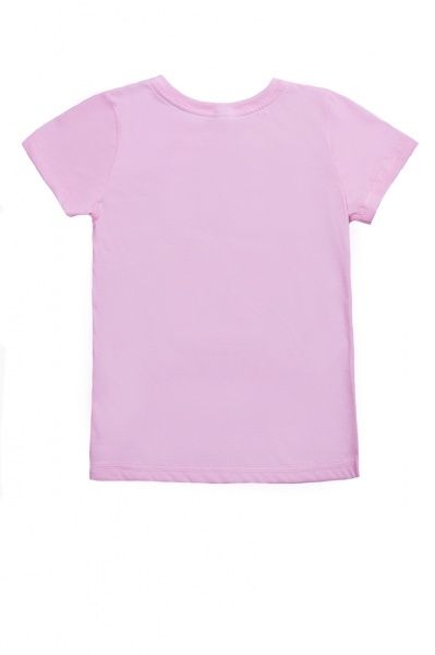 Футболка для дівчаток Luna Kids з принтом Smile р.104 рожевий 