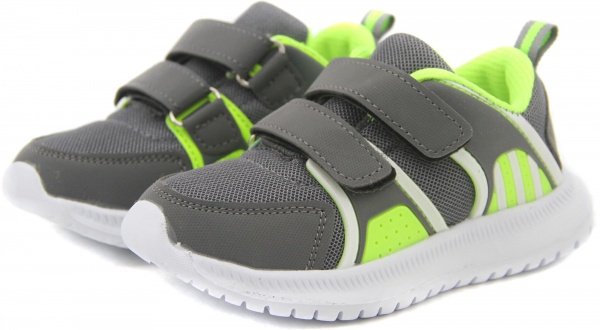 Кросівки для хлопчика UTSH-K5192 р.21 сірий із салатовим 