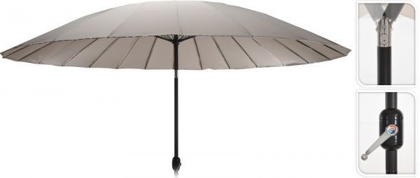 Зонт пляжный 325 см бежевый