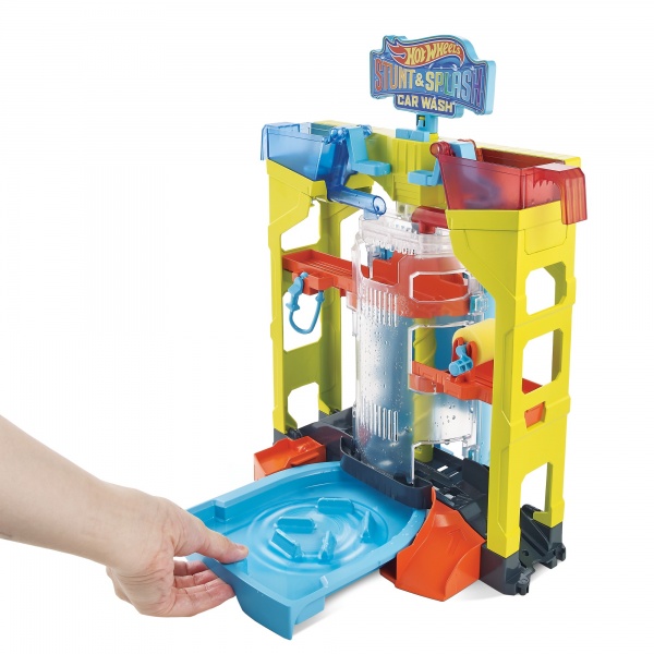 Ігровий набір Hot Wheels Автомийка: вибух кольорів серії 